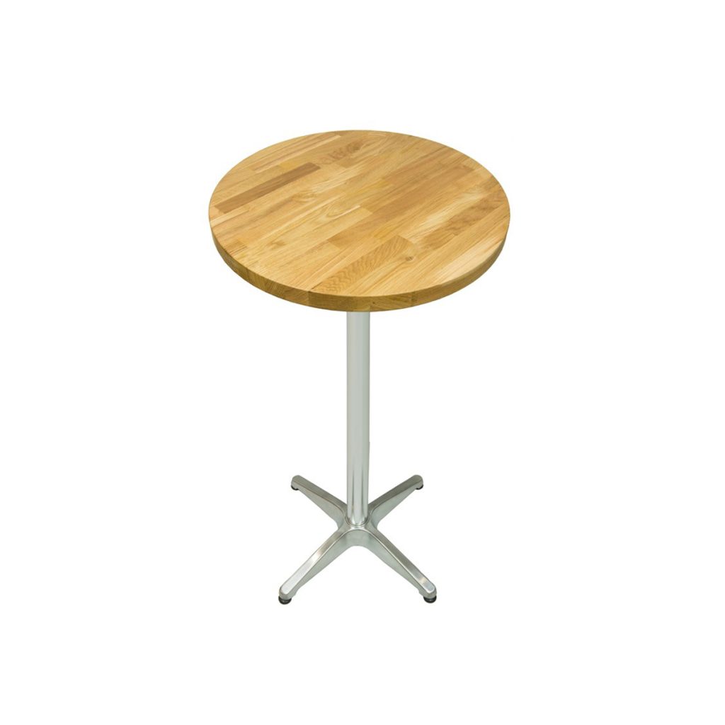 Maple Wood Round Cocktail Table 2′ Sun Tent